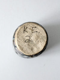 vintage studio pottery vase