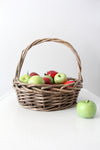 vintage rustic twig basket