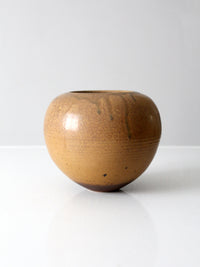 vintage handmade studio pottery vase