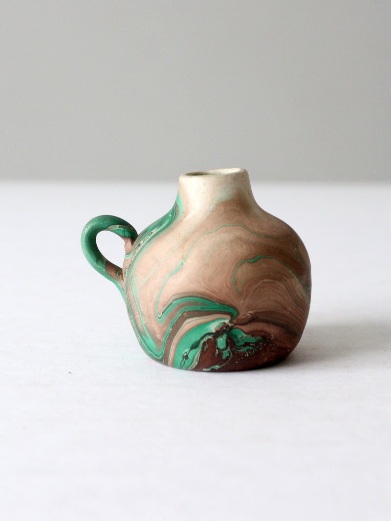 vintage Mt Rushmore souvenir pottery vase