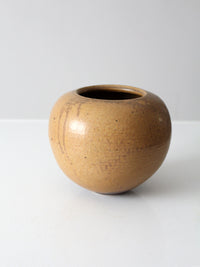 vintage handmade studio pottery vase