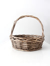 vintage rustic twig basket