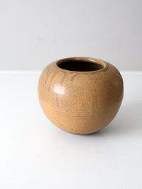 vintage handmade studio pottery vase