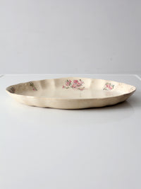 antique Lamberton Maddock floral porcelain platter