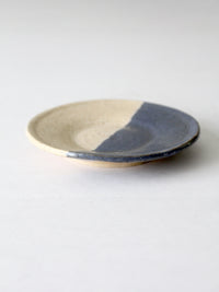 vintage studio pottery plate
