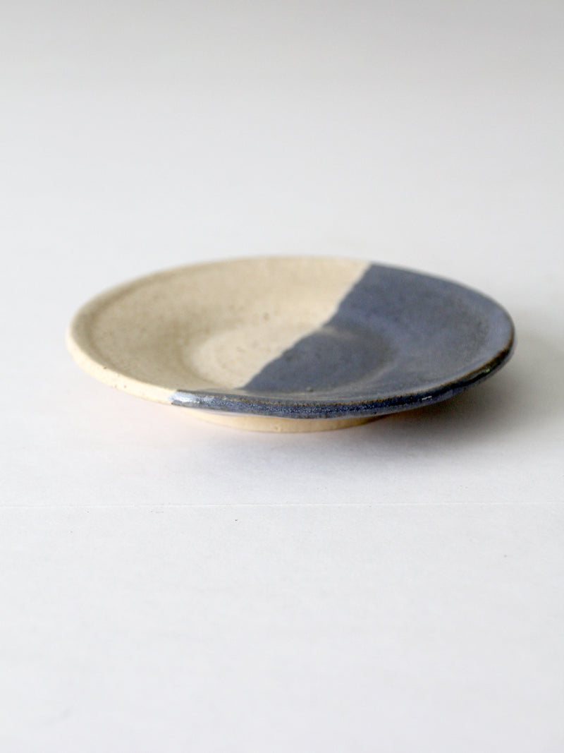 vintage studio pottery plate