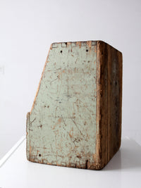 vintage Bell System wood tool box