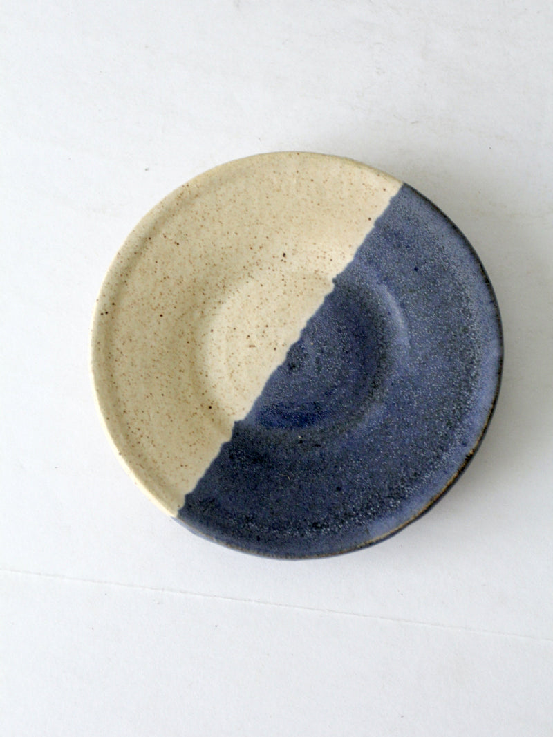 vintage studio pottery plate