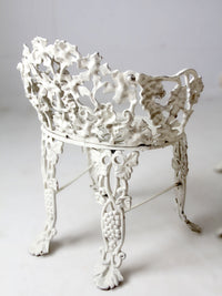 vintage grapevine cast aluminum garden set patio seating