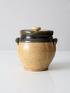 vintage studio pottery jar