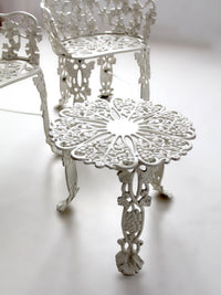 vintage grapevine cast aluminum garden set patio seating