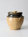 vintage studio pottery jar