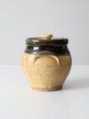 vintage studio pottery jar