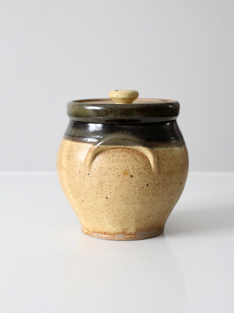 vintage studio pottery jar