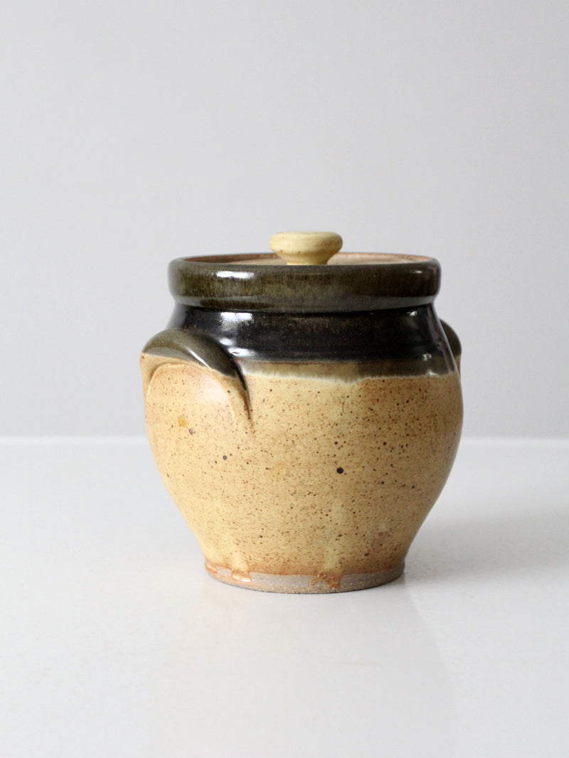 vintage studio pottery jar