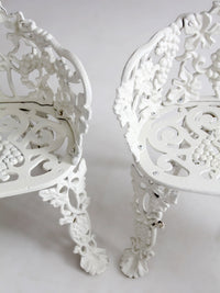 vintage grapevine cast aluminum garden set patio seating