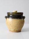 vintage studio pottery jar