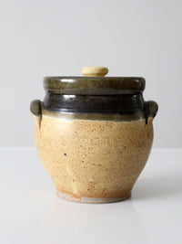 vintage studio pottery jar