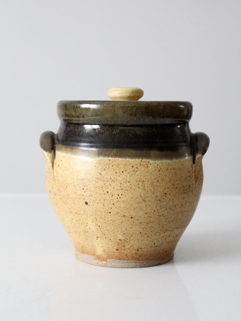 vintage studio pottery jar