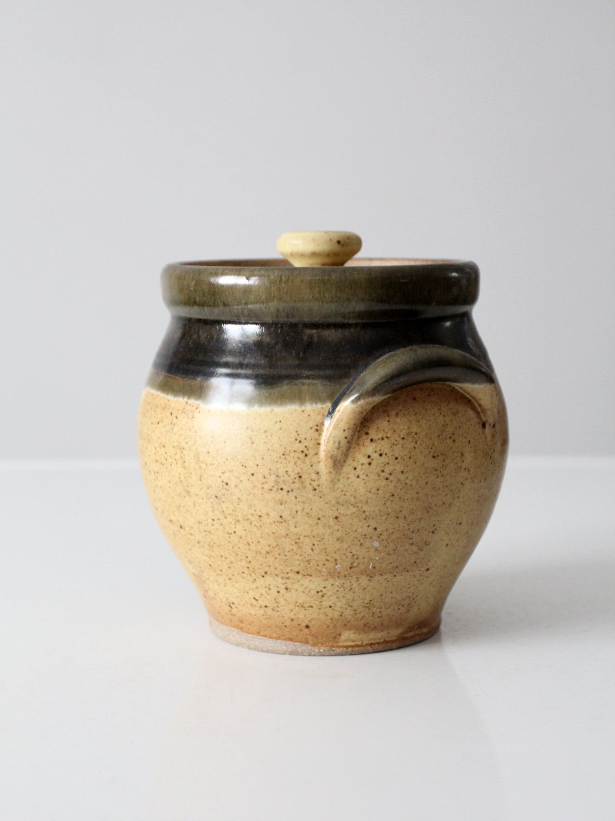 vintage studio pottery jar