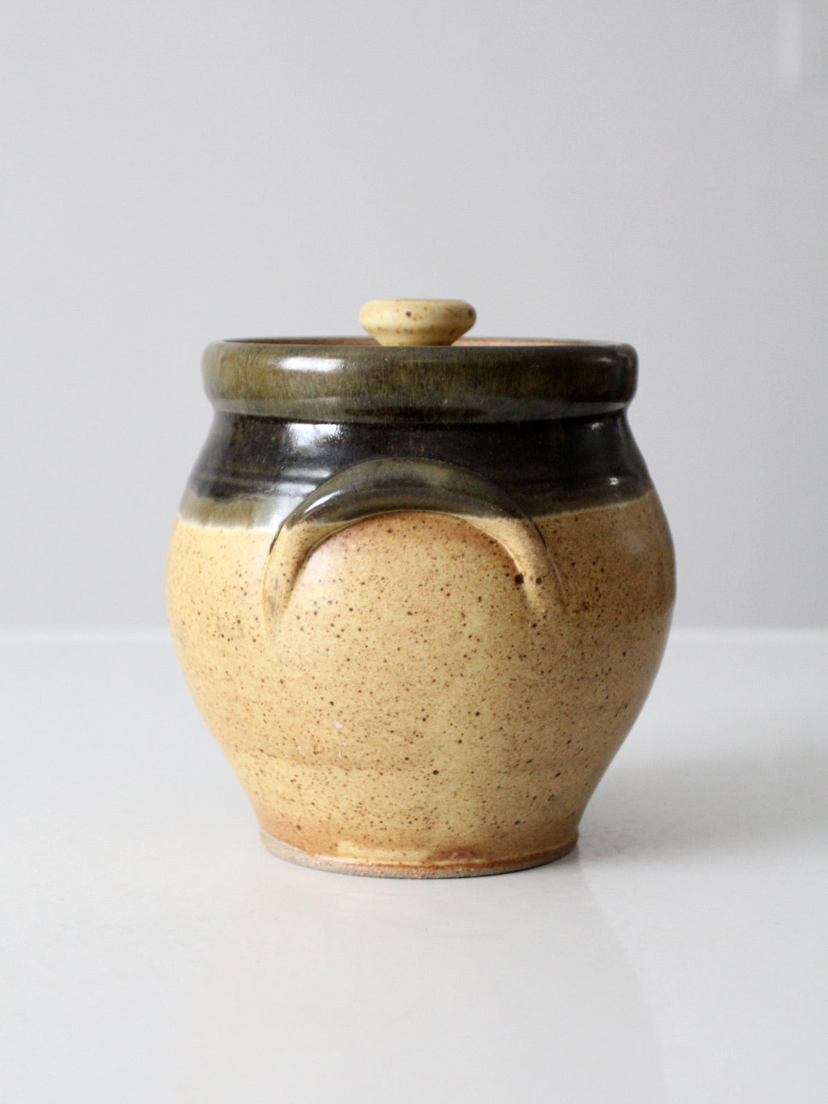 vintage studio pottery jar