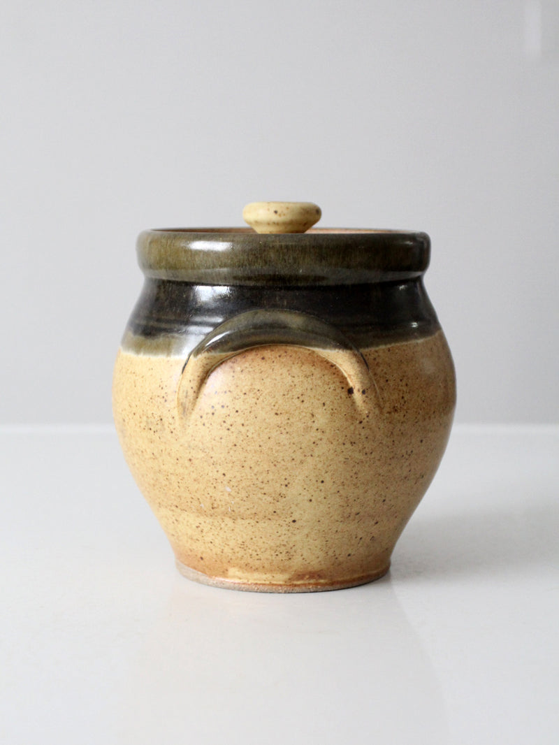 vintage studio pottery jar