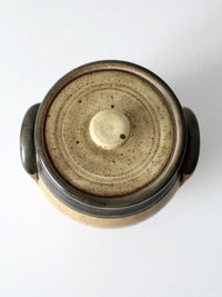 vintage studio pottery jar