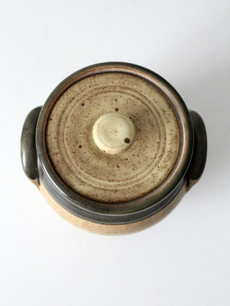 vintage studio pottery jar