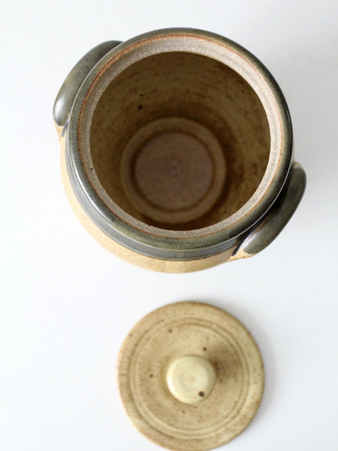 vintage studio pottery jar