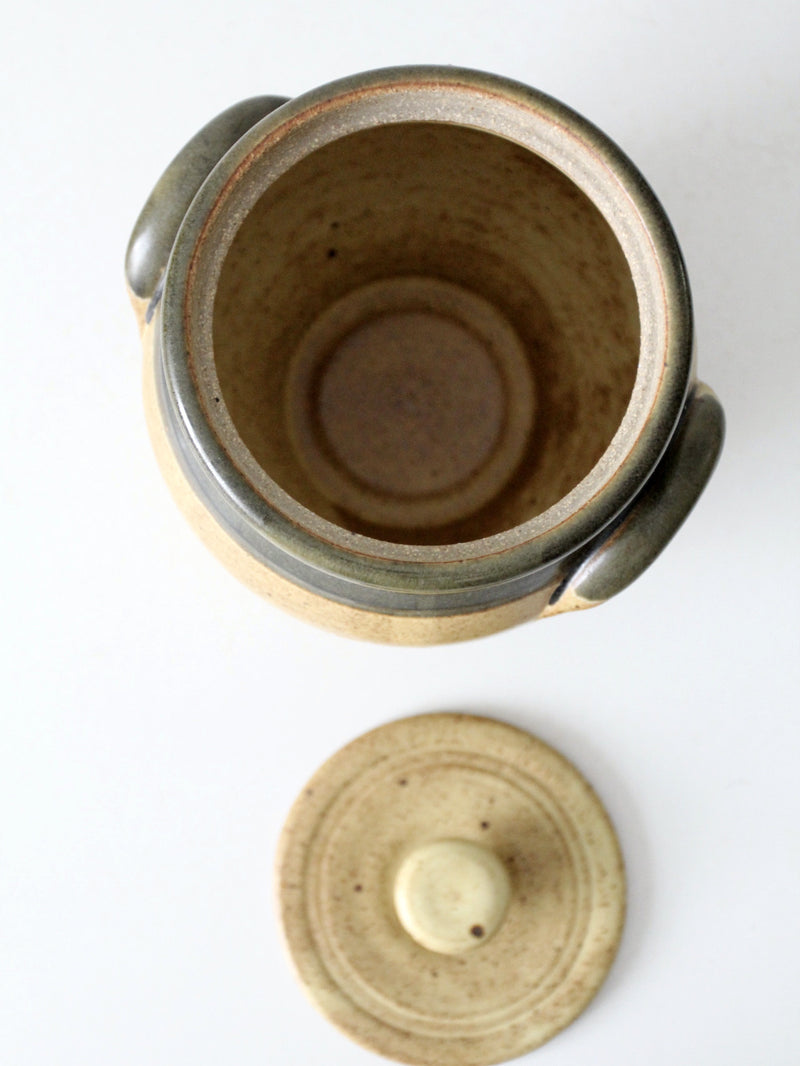 vintage studio pottery jar