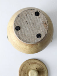 vintage studio pottery jar