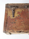 vintage wooden storage box