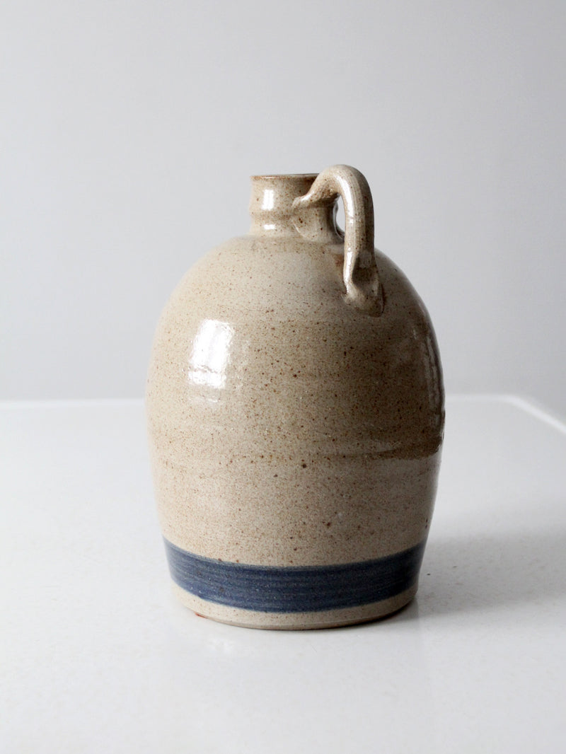 vintage studio pottery stoneware jug vase