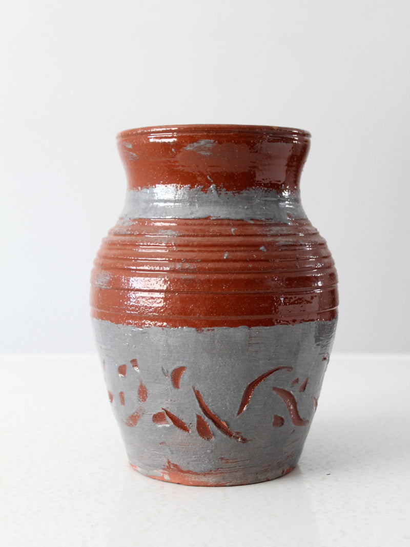 vintage studio pottery vase