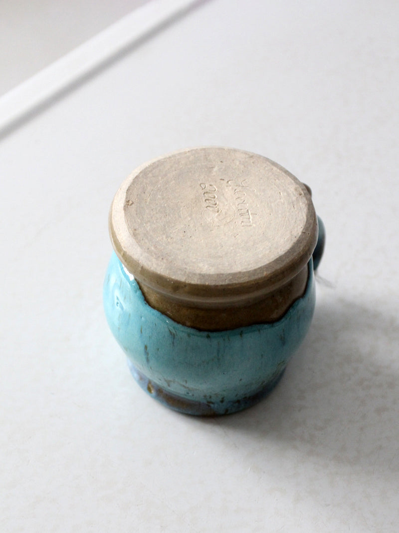 vintage studio pottery mug