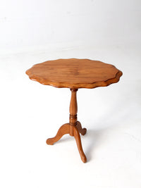 antique tilt top accent table