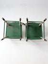 antique farmhouse chairs pair