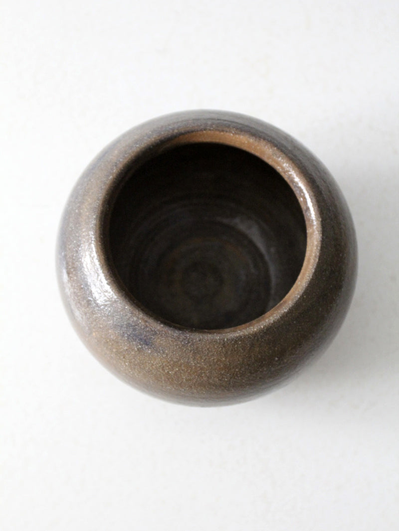 vintage studio pottery vase