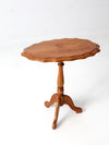 antique tilt top accent table