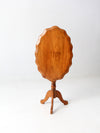 antique tilt top accent table