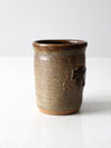 vintage studio pottery bear mug
