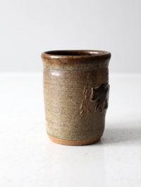 vintage studio pottery bear mug