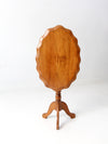 antique tilt top accent table