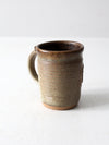 vintage studio pottery bear mug