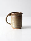 vintage studio pottery bear mug