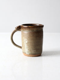 vintage studio pottery bear mug