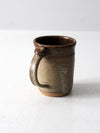vintage studio pottery bear mug