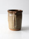 vintage studio pottery bear mug