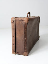 1930s Echt Vulkanfiber travel suitcase