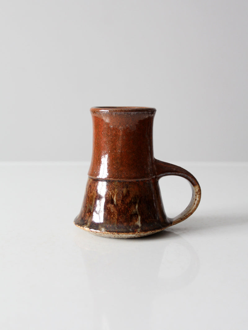 vintage studio pottery mug